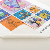 Custom 8 Photo Kids' Art Keepsake Sherpadecke (3/4)