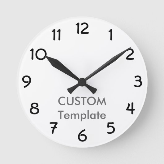 Custom 8" RUNDE Wall Clock GARGOYLE B. Runde Wanduhr (Vorderseite)