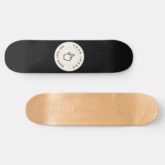 Custom 8" Skateboard Deck (nur Deck) (Horizontal)