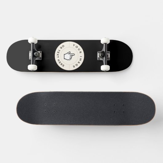 Custom 8" Skateboard Deck Trucks und Räder (Horizontal)