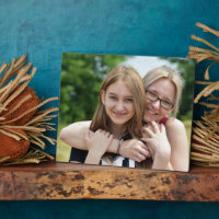Custom 8"x10" Family Foto Plaque mit Easel