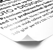 Custom 8"x10" Portrait Foto Erweiterung Print (Ecke)