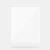 Custom 8" x 10" Acrylzeichen Acrylschild (Vorderseite)