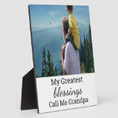 Custom 8X10 Plaque for Opa Fotoplatte (Seite)