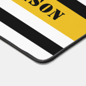 Custom 911 Dispatcher USA Flag Thin Gold Line Schreibtischunterlage (Ecke)