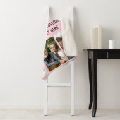 Custom 9 Foto Collage Pink Sherpadecke (Beispiel)