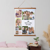 Custom 9 FotoCollage Wandteppich Mit Holzrahmen (Schlafzimmer)
