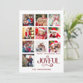 Custom 9 Fotos Weihnachten (Stehend Vorderseite)