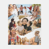 Custom 9 Photo Collage Fleecedecke (Vorderseite)