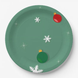 Custom 9" Round Baby Dusche Teller