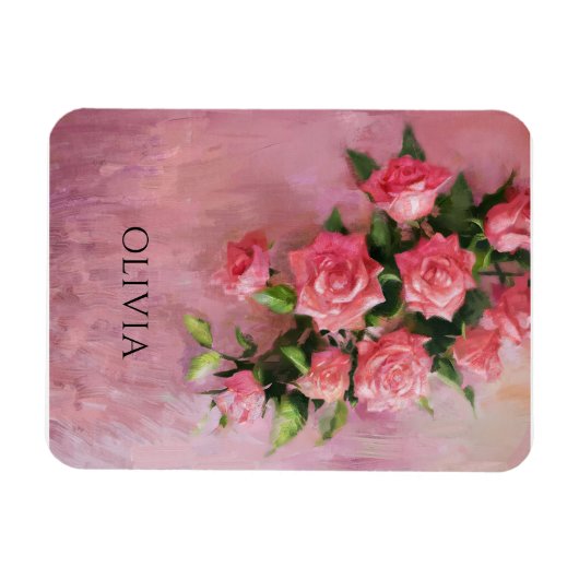 Custom a Dream in Shades of Pink Magnet (Horizontal)