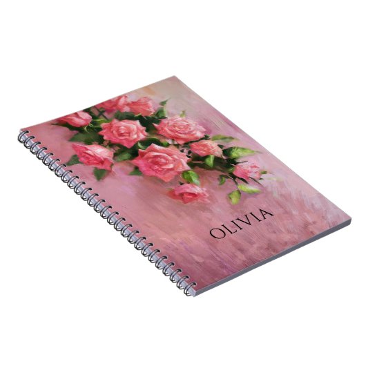 Custom a Dream in Shades of Pink Notizblock (Rechte Seite)