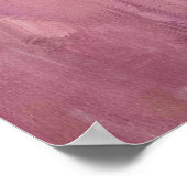 Custom a Dream in Shades of Pink Poster (Ecke)