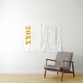 Custom Abschluss Class of 2025 Grad Party Decor Wandteppich (Beispiel (Horizontal))