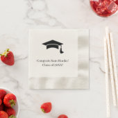 Custom Abschluss Class of 2025 Personalisiert Grad Serviette (Beispiel)