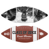 Custom Abschluss Class of Senior 3 Foto Football (Paneele)