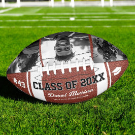 Custom Abschluss Class of Senior 3 Foto Football