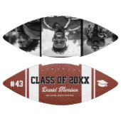 Custom Abschluss Class of Senior 3 Foto Football (Paneele)