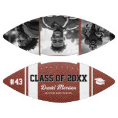 Custom Abschluss Class of Senior 3 Foto Football (Paneele)