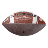 Custom Abschluss Class of Senior 3 Foto Football (Gedreht 270)