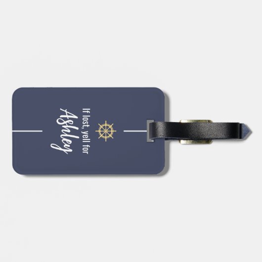 Custom Abschluss Cruise Squad Grad Trip Group Gepäckanhänger (Rückseite horizontal)