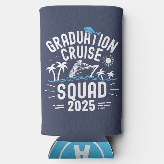 Custom Abschluss Cruise Squad Grad Trip Group Selters Dosenkühler (Rückseite)