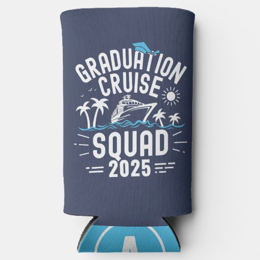 Custom Abschluss Cruise Squad Grad Trip Group Selters Dosenkühler (Vorderseite)
