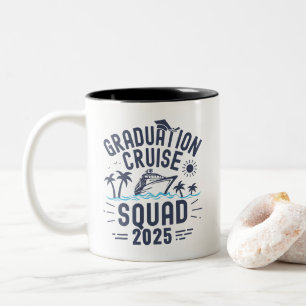 Custom Abschluss Cruise Squad Grad Trip Group Zweifarbige Tasse