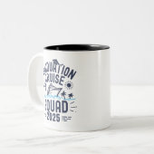 Custom Abschluss Cruise Squad Grad Trip Group Zweifarbige Tasse (Vorderseite Links)