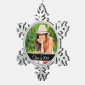 Custom Abschluss Foto Holiday Ornament (Rechts)