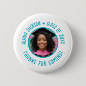 Custom Abschluss Foto Vielen Dank Button (Vorderseite)