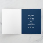 Custom Abschluss gratulieren Funny Quote BIG Karte (Innenseite)