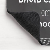 Custom Abschluss Herzlichen Glückwunsch Chalkboard Mousepad (Ecke)