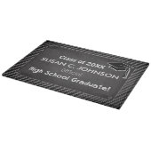 Custom Abschluss Herzlichen Glückwunsch Chalkboard Schneidebrett (Ecke)