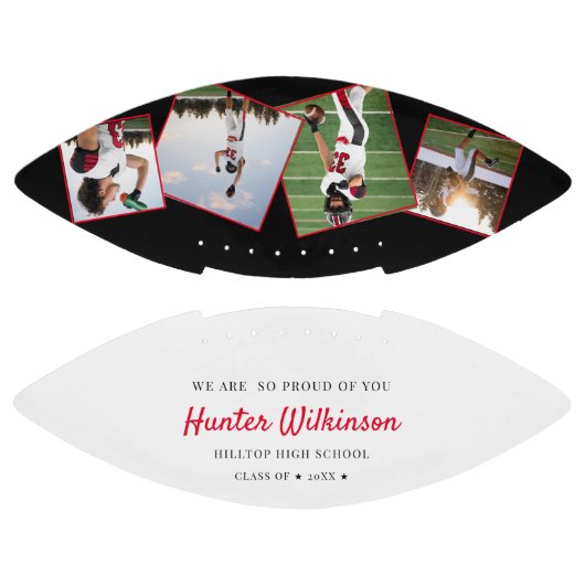 Custom Abschluss Senior Foto Football (Paneele)