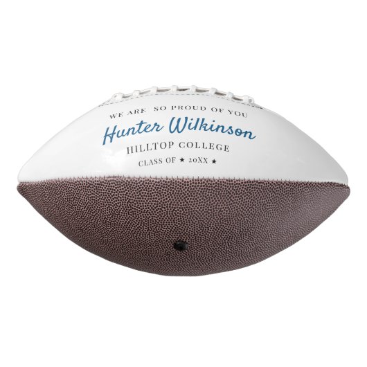 Custom Abschluss Senior Foto Football (Gedreht 270)