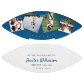 Custom Abschluss Uni Foto Football (Paneele)