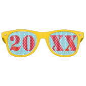Custom Abschluss Wiedersehen New Years Party Shade Sonnenbrille (Vorderseite)