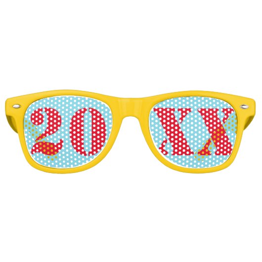 Custom Abschluss Wiedersehen New Years Party Shade Sonnenbrille (Vorderseite)