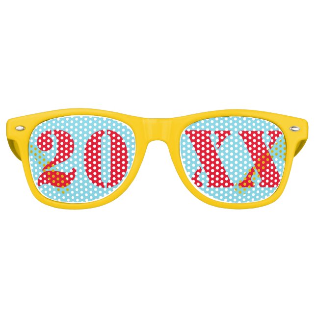 Custom Abschluss Wiedersehen New Years Party Shade Sonnenbrille (Vorderseite)