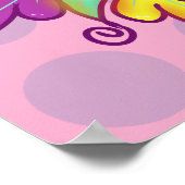 Custom  Abstract Kaleidoscope Flower Pattern Poster (Ecke)