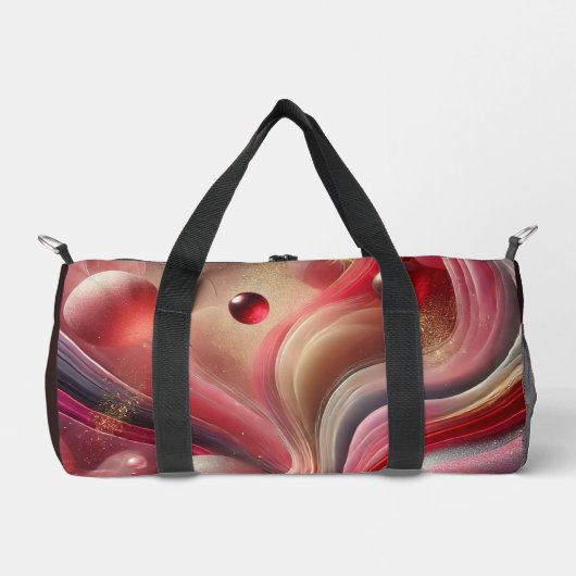 Custom Abstrakt Art Duffle Bag (Vorderseite)
