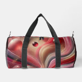 Custom Abstrakt Art Duffle Bag (Rückseite)