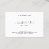 Custom Abstrakt Art Rainbow Colors Moderne Elegant Visitenkarte (Rückseite)