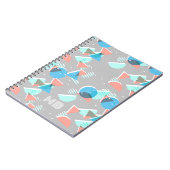 Custom Abstrakt Bauhaus Circles Pop Art Patches Notizblock (Linke Seite)