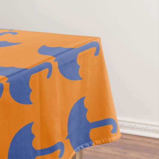 Custom Abstrakt Blue Umbrella Muster Tischdecke (Beispiel)