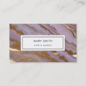 Custom Abstrakt Elegante Imitate Gold Visitenkarte (Vorderseite)