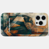 Custom : Abstrakt Elephant iPhone 15 Promax Case (Rückseite (Horizontal))