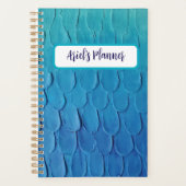 Custom Abstrakt Underwater Blue Ombre Mermaid Planer (Vorderseite)