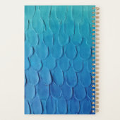 Custom Abstrakt Underwater Blue Ombre Mermaid Planer (Rückseite)